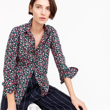 J.Crew Tailored perfect shirt in Liberty&reg; Sarah floral