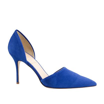 J.Crew Elsie suede d'Orsay pumps