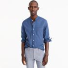J.Crew Band-collar shirt in cotton poplin