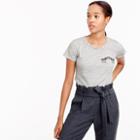 J.Crew Vintage cotton T-shirt with beaded zebras