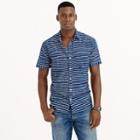 J.Crew Industry of All Nations&trade; madras batik stripe shirt