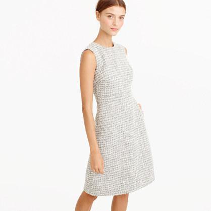 J.Crew A-line dress in shimmer tweed