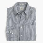 J.Crew Slim Secret Wash shirt in navy stripe