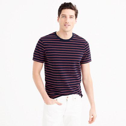 J.Crew Piqué T-shirt in stripe