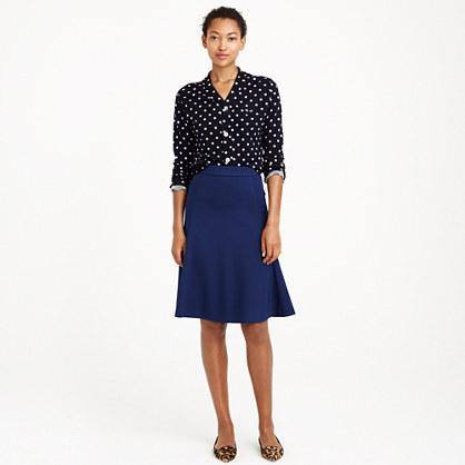 J.Crew Structured A-line skirt