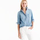 J.Crew Petite always chambray shirt