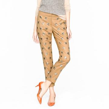 J.Crew Collection sequin bow pant