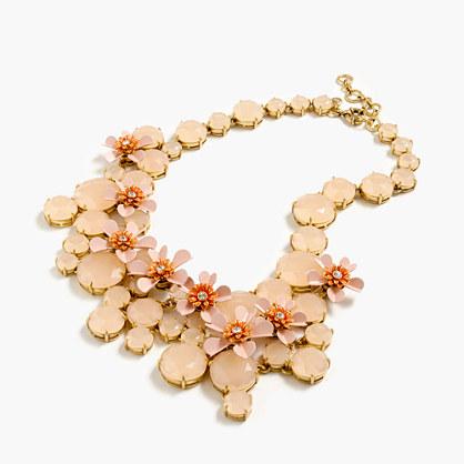 J.Crew Water lily necklace