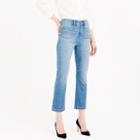 J.Crew Billie patch-pocket demi-boot crop jean in Torrey wash