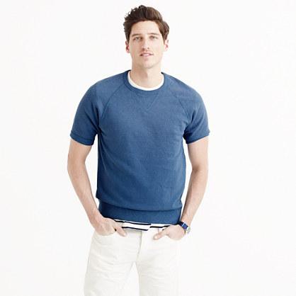 J.Crew Sun-faded short-sleeve sweatshirt