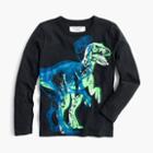J.Crew Boys' long-sleeve glow-in-the-dark 3D dino T-shirt