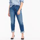 J.Crew Slim boyfriend jean with cut hem