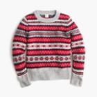 J.Crew Boys' Fair Isle crewneck sweater