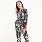 J.Crew Silk wrap blazer in island floral