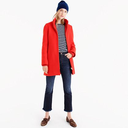 J.Crew Lodge coat in Italian stadium-cloth wool