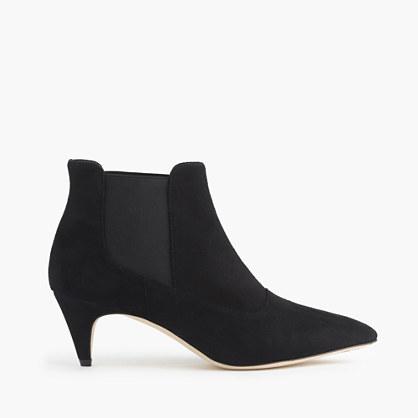 J.Crew Suede kitten-heel Chelsea boots