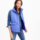 J.Crew Shiny quilted field puffer vest