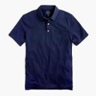 J.Crew Tall woven-collar polo in Pima cotton