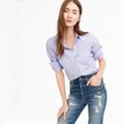 J.Crew Tailored Perfect shirt in end-on-end cotton