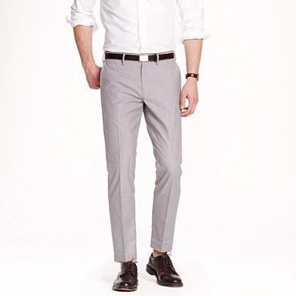 J.Crew Bowery slim in heather cotton twill
