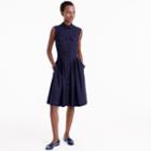 J.Crew Sleeveless shirtdress in Super 120s