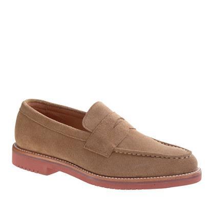 J.Crew Kenton suede penny loafers