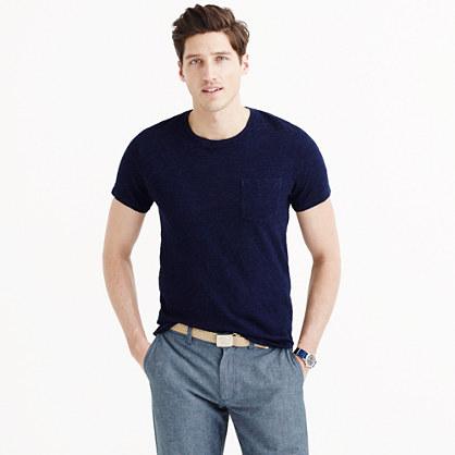 J.Crew Wallace & Barnes indigo pocket tee