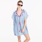 J.Crew Linen embroidered tunic