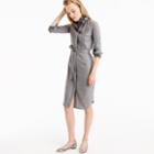 J.Crew Collection shirtdress in Italian cashmere