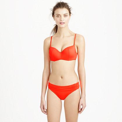 J.Crew Seamed underwire bikini top