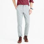 J.Crew Brushed cotton melange twill pant in 770 straight fit
