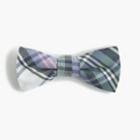 J.Crew Boys' linen-cotton bow tie in blue plaid