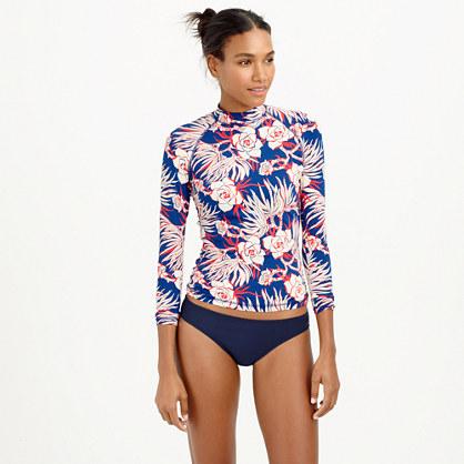 J.Crew Rash guard in retro floral