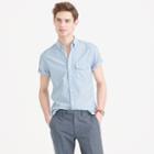 J.Crew Short-sleeve lightweight oxford shirt in stripe