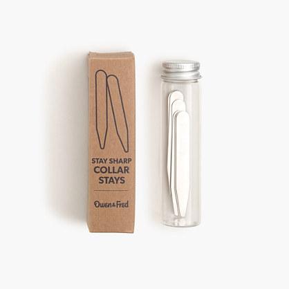 J.Crew Owen & Fred™ silver collar stays