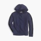 J.Crew Grils' sparkle-stripe popover hoodie