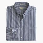 J.Crew Slim Secret Wash shirt in classic navy stripe