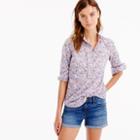 J.Crew Ruffled popover shirt in Liberty Art Fabrics Emma and Georgina print