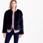 J.Crew Collection faux-fur jacket