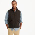 J.Crew Sussex quilted vest in charcoal