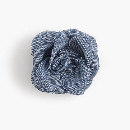 J.Crew Hook + Albert™ blue lapel pin