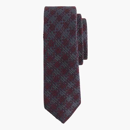 J.Crew Italian wool-silk tie in houndstooth