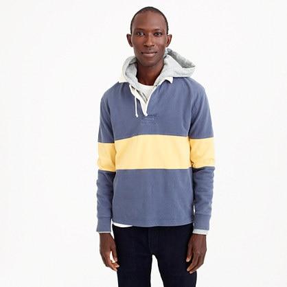 J.Crew Unisex 1984 rugby shirt in single stripe