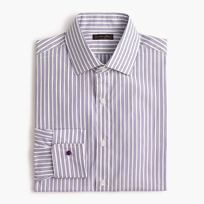 J.Crew Thomas Mason&reg; for J.Crew Ludlow Slim-fit shirt in navy stripe