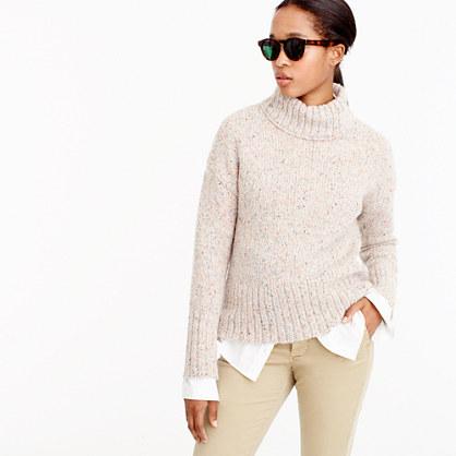J.Crew Mockneck sweater in Italian yarn