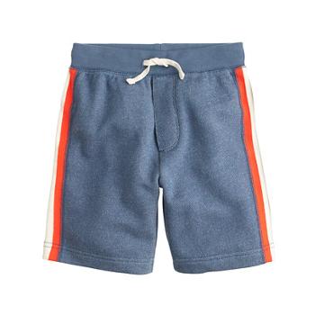 J.Crew Boys' Cooper pull-on sweatshort in racer stripe