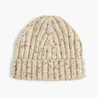 J.Crew Donegal wool ribbed beanie