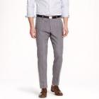 J.Crew Ludlow suit pant in herringbone Italian cotton-silk