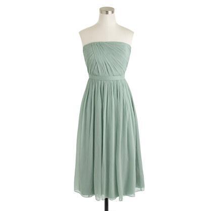 J.Crew Petite Mindy dress in silk chiffon