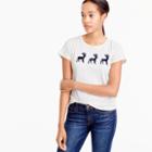 J.Crew Lace reindeer T-shirt